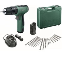 Дрель-шуруповерт Bosch EasyDrill 1200 аккумуляторная в кейсе с набором оснастки, 06039D3007