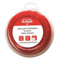 Леска (корд) для триммера ELITECH 0809.005700 (арт. 182219)