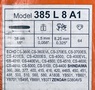 Шина сварная 385 L 8 A1 (коробка) 15"38см 0.325" 1.5мм 64зв. Rezer 03.016.00005