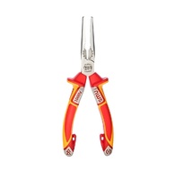 NWS Длинногубцы прямые 170 мм, покрытие Crom, рукоятки SoftGripp 3K (арт. 140-49-170)