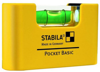 STABILA Уровень тип Pocket Basic (1гориз., точн. 1мм/м) (арт. 76855)