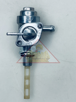 Кран бака бензогенератора М10 наружняя резьба с отстойником (папа) (01.026.00043)