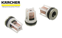 Набор клапанов (3 шт.) для аппаратов высокого давления HD, HDS, K6-K7 Karcher 2.884-916.0