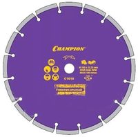 Диск алмазный CHAMPION универсальный ST 230/22,23/12 Fast Gripper (бетон, кирпич, тротуарная плитка) (арт. C1618)