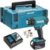 Аккумуляторный строительный фен Makita DHG181RT1J (LXT)