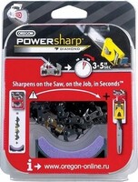 ЦЕПЬ И ЗАТОЧ. КАМЕНЬ PS,  3/8, 53 ЗВЕНА, НИЗКОПРОФИЛЬНАЯ (арт. PS53E)