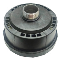 Фильтр для компрессора D-130мм, резьба d-32мм металлическая, пластиковый корпус, 0102-33