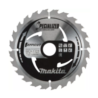 Пильный диск для аккумуляторных пил по дереву EFFICUT 190X30X1.0X24T Makita B-64185, арт. 198631