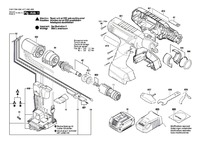 Блок двигателя Bosch 3607031794 для аккумуляторного шуруповерта EXACT ION 12-700 WK