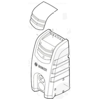 Передний корпус для мойки высокого давления Bosch AQT 37-13 (арт. F016F04450)