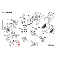 Плоская пружина для газонокосилки Bosch Rotak (арт. F016L68117)