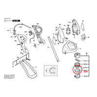 Направляющее кольцо для триммера Bosch ART 25 GSA (арт. F016102778)