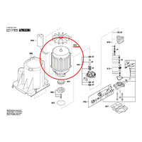 Электромотор для мойки высокого давления Bosch AQT 45-14 X (арт. F016F04644)