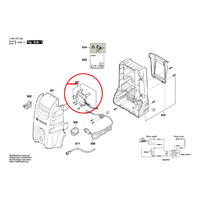 Коробка выключателя для минимойки Bosch AQT (арт. F016F04439)