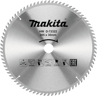 Диск пильный для дерева D-72322 (305х30х2 мм; 80Т) Makita 199227