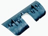 Направляющая стенка кожуха FC 3 моющей насадки аппаратов для влажной уборки пола Karcher FC 3 Cordless (5.055-548.0)